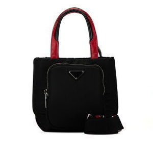 Prada Cargo Small Shoulder Bag Black Nylon